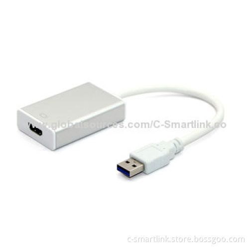 USB3.0 to HDMI Hub, High-speed Input, Plug-and-play Function